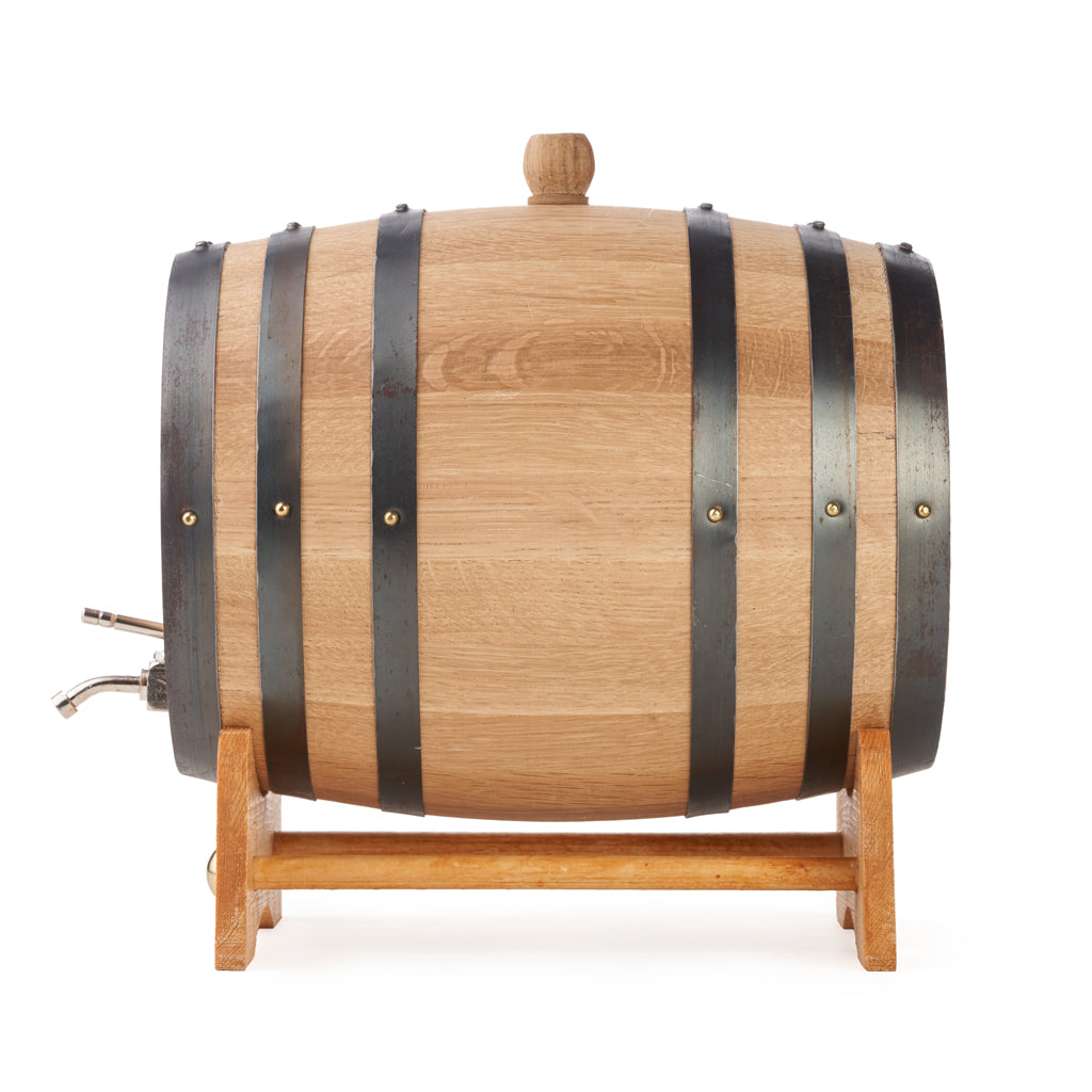 Gator American oak aging barrel with metal spigot