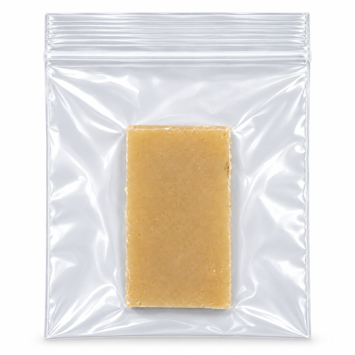 Urban Barrel Company barrel wax in clear resealable bag