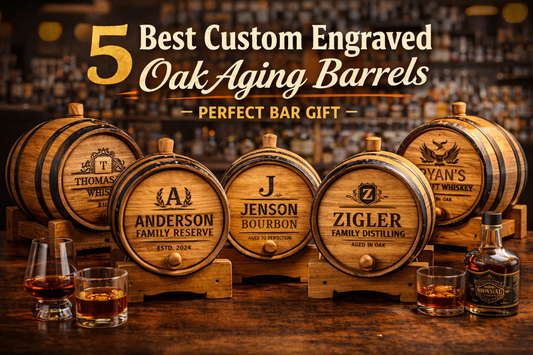 5 Best Custom Engraved Oak Aging Barrels – Perfect Bar Gift