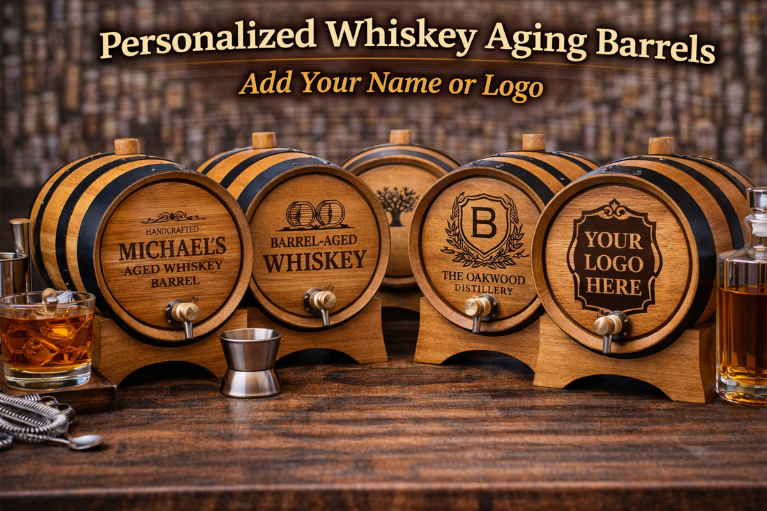 Personalized Whiskey Aging Barrels – Add Your Name or Logo