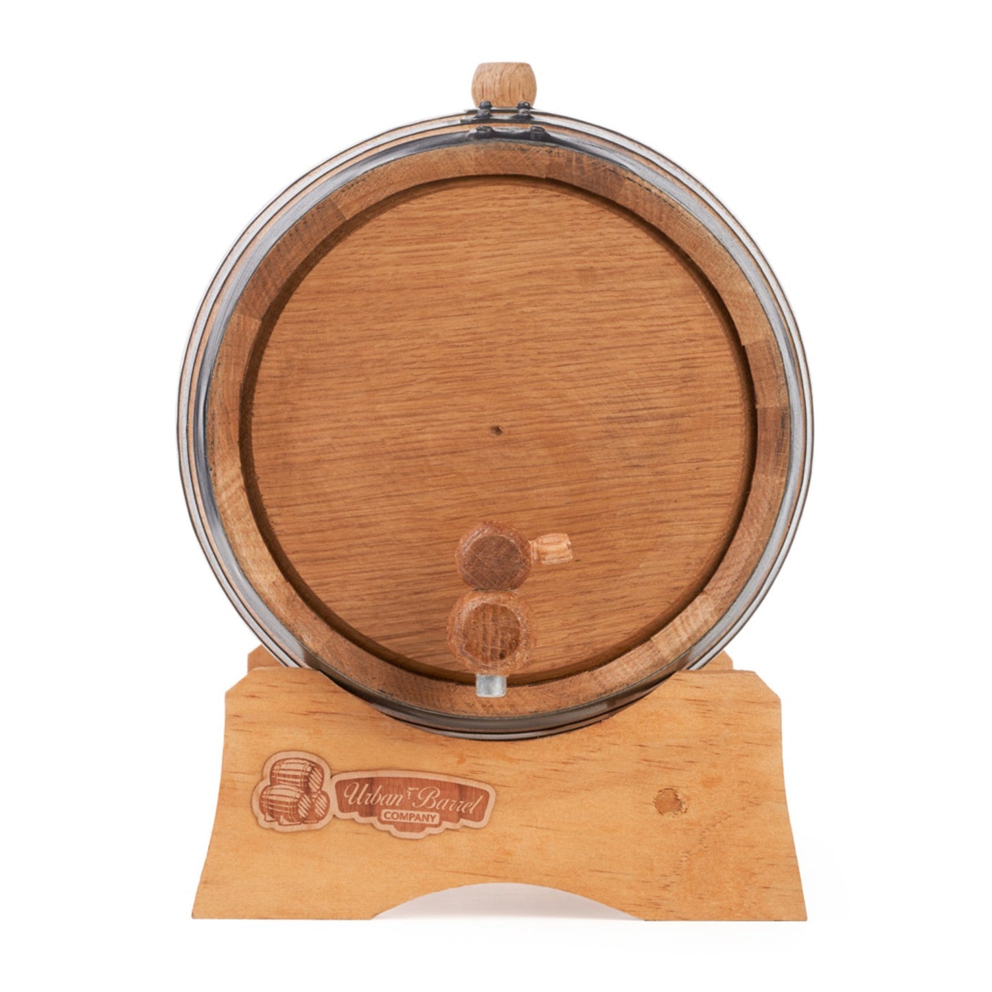 5 litre American oak aging barrel available in custom Urban Barrel Project configurations