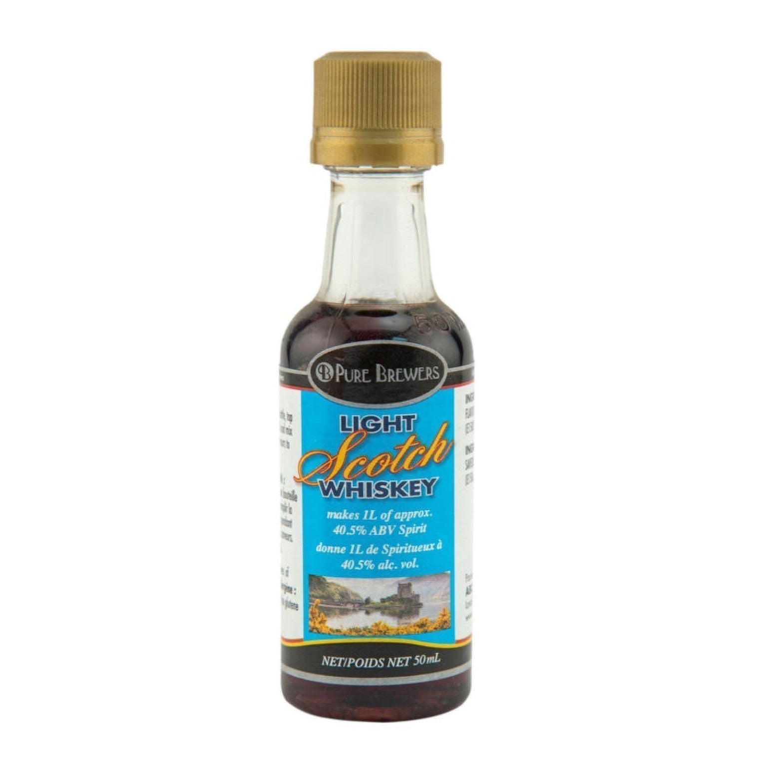 Pure Brewers Light Scotch Whiskey essence, 50 mL bottle