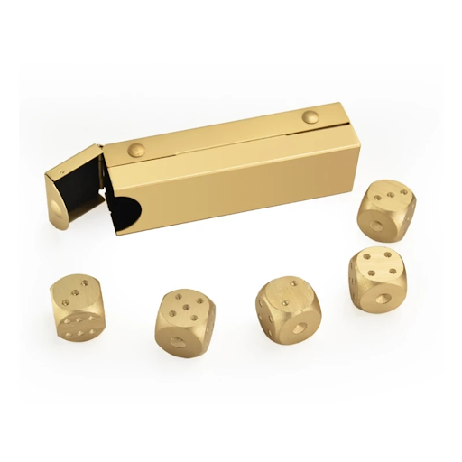 Aluminum Alloy Metal Dice Cocktail Chilling Set